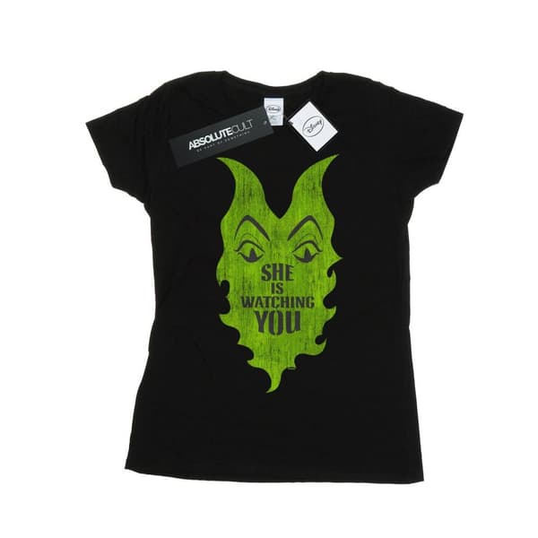 Disney Dam/Tjej The Descendants Maleficent She Is Watching - T-shirt i bomull