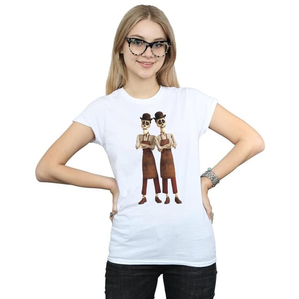 Disney Dam/Tjej Coco Oscar And Felipe Tvillingbröder T-shirt i bomull