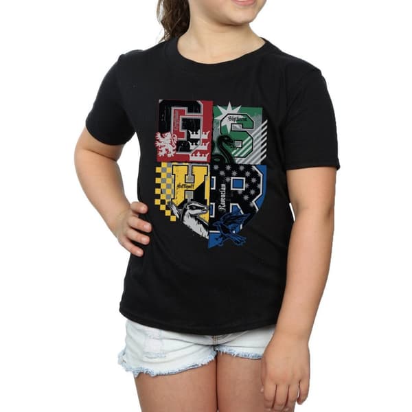 Harry Potter Girls Hogwarts Varsity Cotton T-Shirt