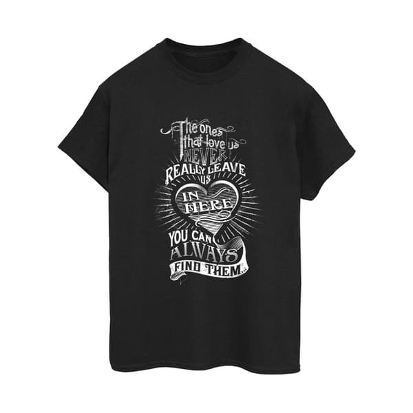 Harry Potter Womens/Ladies The Ones That Love Us Cotton Boyfriend T-Shirt Black S