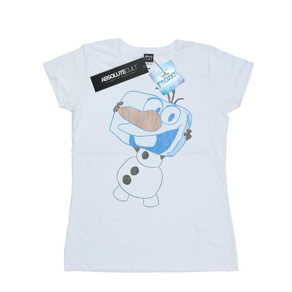 Disney Womens/Ladies Frozen Olaf Ice Cube Cotton T-Shirt