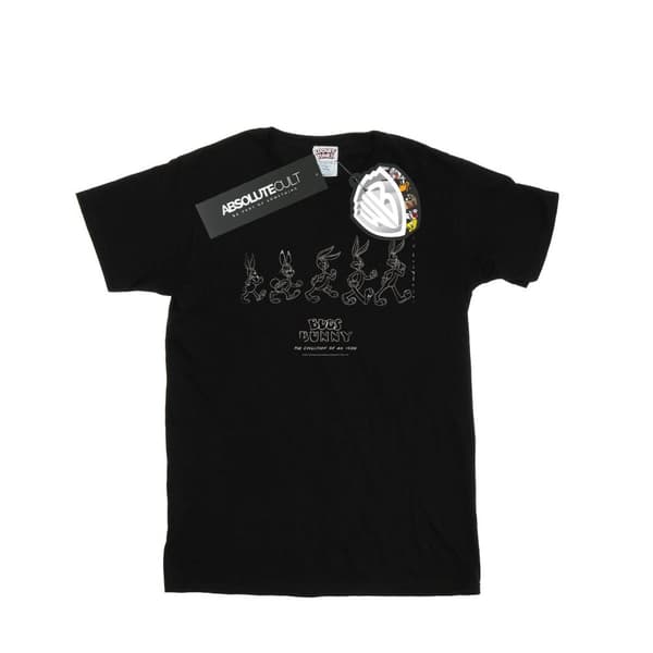 Looney Tunes Mens Bugs Bunny Evolution T-Shirt