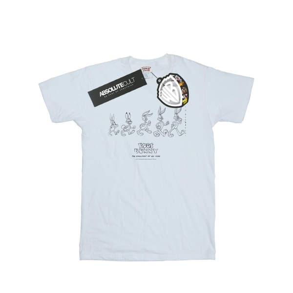 Looney Tunes Mens Bugs Bunny Evolution T-Shirt