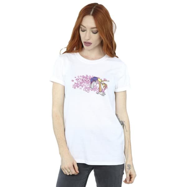 Looney Tunes Dam/kvinnor ACME Doodles Lola Bunny Boyfriend T-shirt i bomull