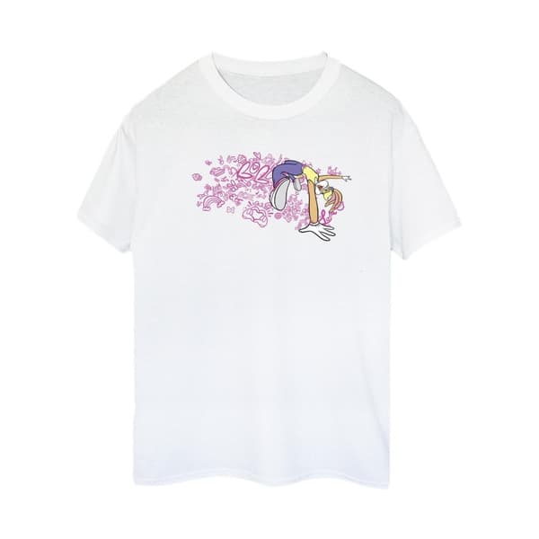 Looney Tunes Dam/kvinnor ACME Doodles Lola Bunny Boyfriend T-shirt i bomull