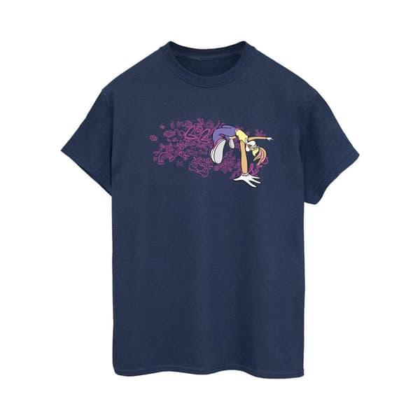 Looney Tunes Dam/kvinnor ACME Doodles Lola Bunny Boyfriend T-shirt i bomull
