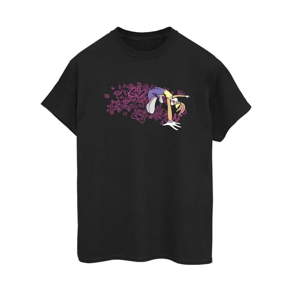 Looney Tunes Dam/kvinnor ACME Doodles Lola Bunny Boyfriend T-shirt i bomull