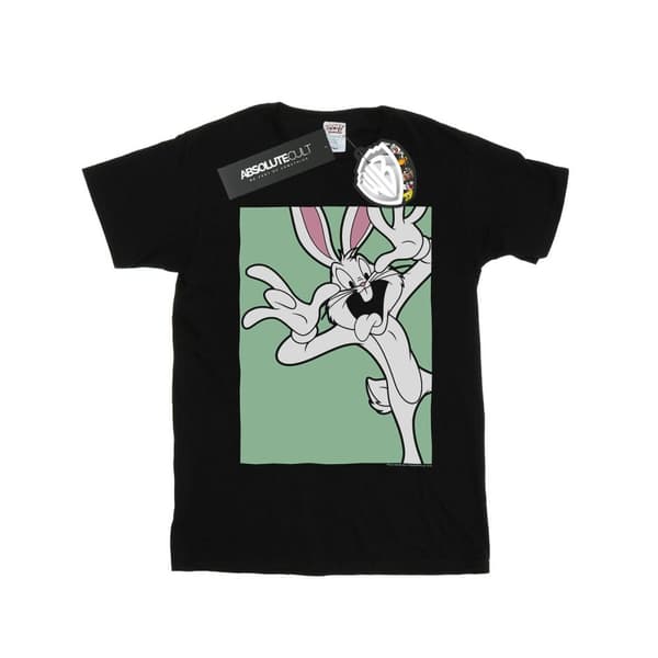 Looney Tunes Womens/Ladies Bugs Bunny Funny Face Cotton Boyfriend T-Shirt