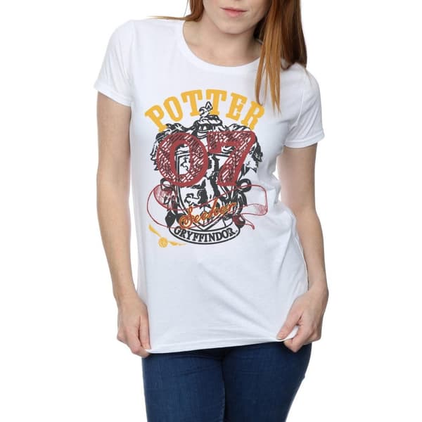 Harry Potter Womens/Ladies Gryffindor Seeker Cotton T-Shirt