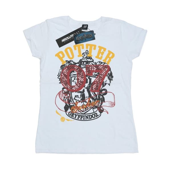 Harry Potter Womens/Ladies Gryffindor Seeker Cotton T-Shirt