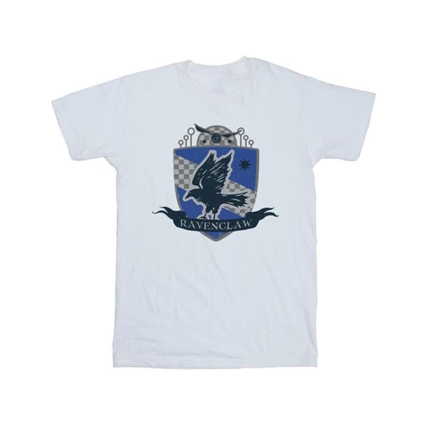 Harry Potter T-shirt i bomull med Ravenclaw-märke på bröstet