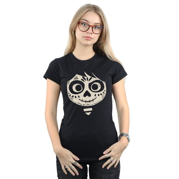 Disney Womens/Ladies Coco Miguel Skeleton Face Cotton T-Shirt