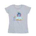 Miniatyrbilde 1 av 2: Disney Womens/Ladies Lilo & Stitch Reading A Book Cotton T-Shirt