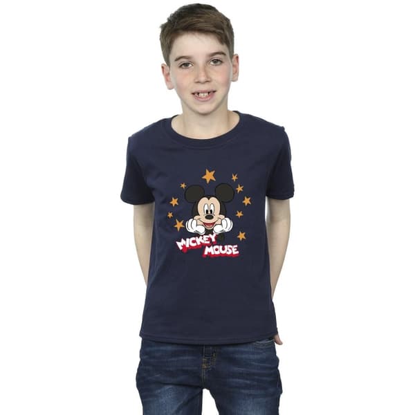 Disney Boys Mickey Mouse Stars T-Shirt