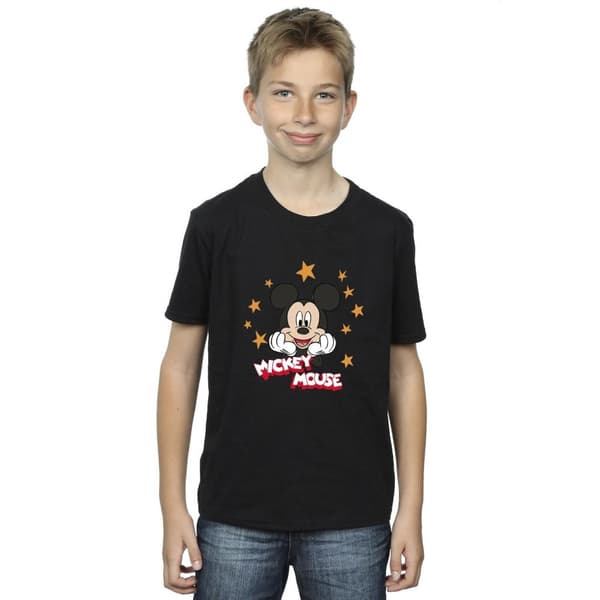 Disney Boys Mickey Mouse Stars T-Shirt