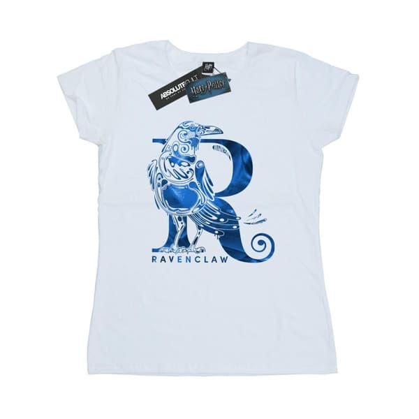 Harry Potter Womens/Ladies Ravenclaw Raven Cotton T-Shirt