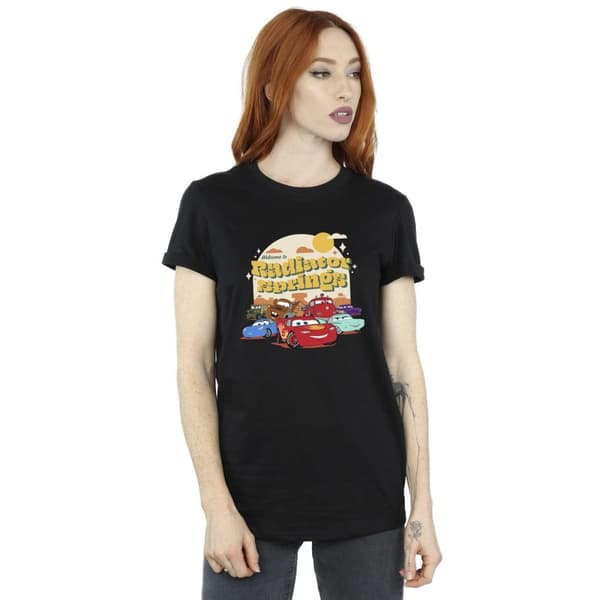 Disney Dam/Tjej Cars Radiator Springs Group Boyfriend T-shirt i bomull