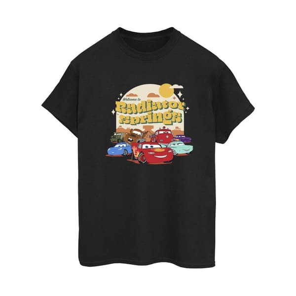 Disney Dam/Tjej Cars Radiator Springs Group Boyfriend T-shirt i bomull