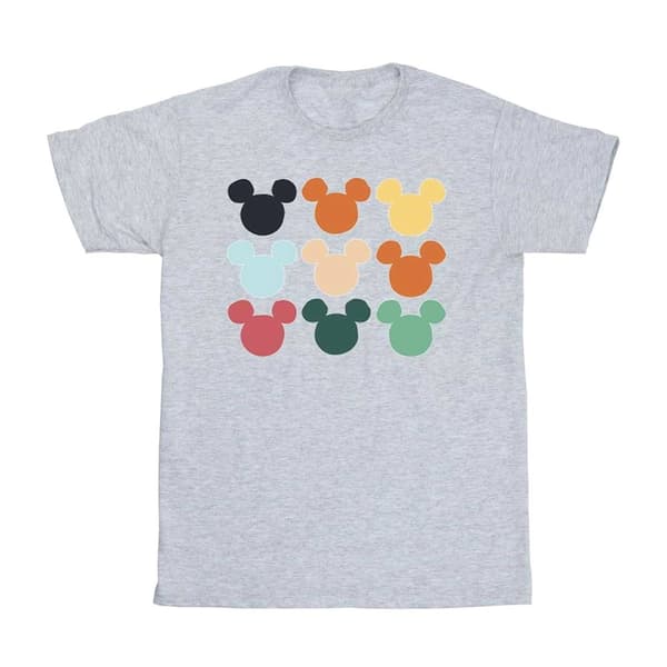 Disney Boys Mickey Mouse Heads Square T-Shirt