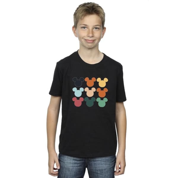 Disney Boys Mickey Mouse Heads Square T-Shirt