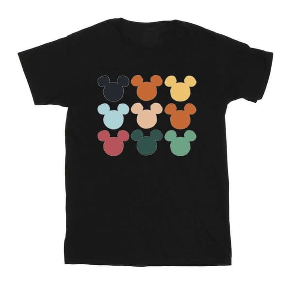 Disney Boys Mickey Mouse Heads Square T-Shirt