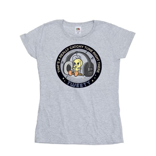Looney Tunes Womens/Ladies Tweety Catchy Tune Cotton T-Shirt