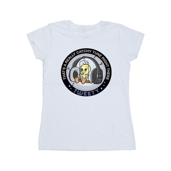 Looney Tunes Womens/Ladies Tweety Catchy Tune Cotton T-Shirt