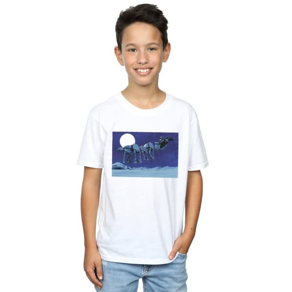 Star Wars T-shirt med AT-AT-släde för pojkar
