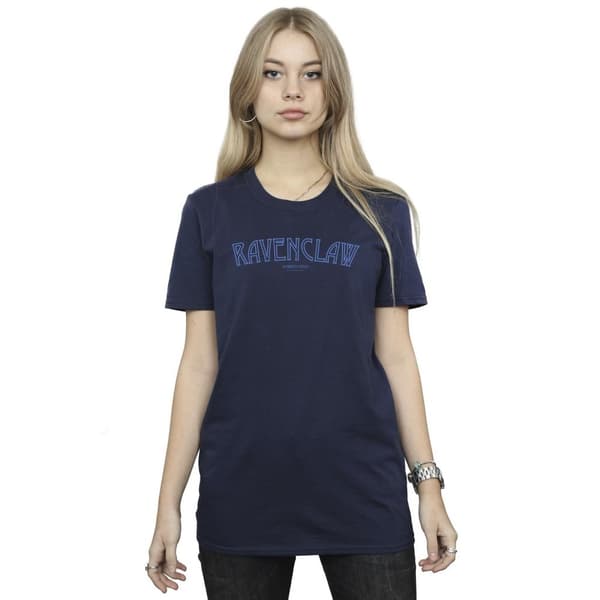 Harry Potter Dam/Lady Ravenclaw Logo Boyfriend T-shirt i bomull