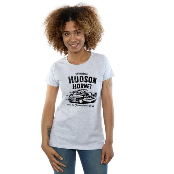 Disney Womens/Ladies Cars Hudson Hornet Cotton T-Shirt
