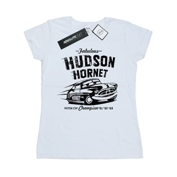 Disney Womens/Ladies Cars Hudson Hornet Cotton T-Shirt