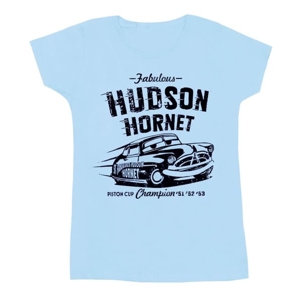 Disney Womens/Ladies Cars Hudson Hornet Cotton T-Shirt