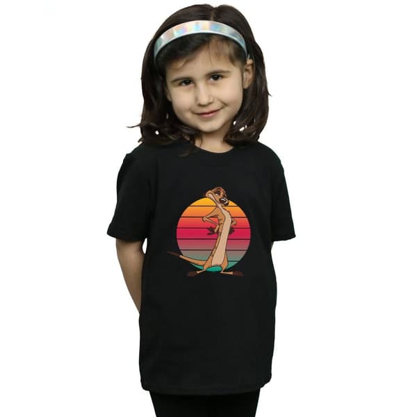Disney Flickor Lejonkungen Timon Sunset T-shirt i bomull