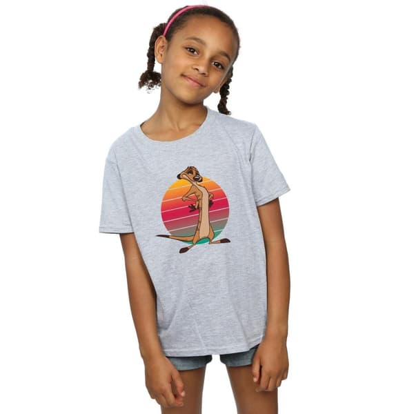 Disney Flickor Lejonkungen Timon Sunset T-shirt i bomull