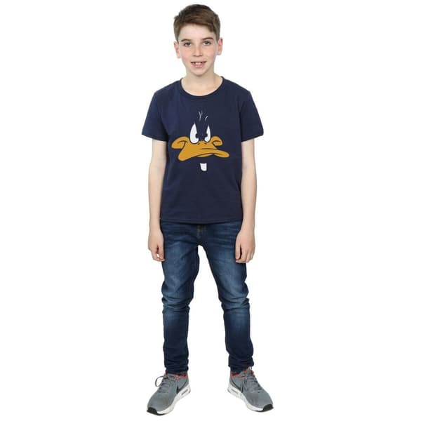 Looney Tunes Boys Daffy Duck Big Face T-Shirt