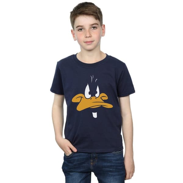 Looney Tunes Boys Daffy Duck Big Face T-Shirt