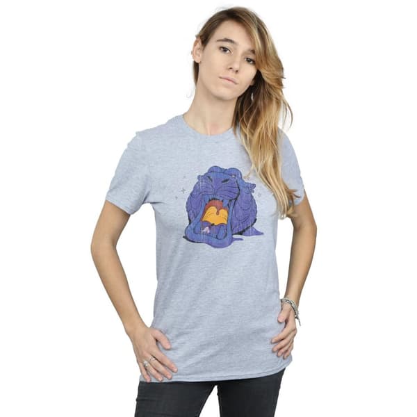 Disney Womens/Ladies Aladdin Cave Of Wonders Distressed Cotton Boyfriend T-Shirt