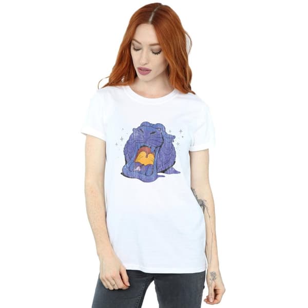 Disney Womens/Ladies Aladdin Cave Of Wonders Distressed Cotton Boyfriend T-Shirt