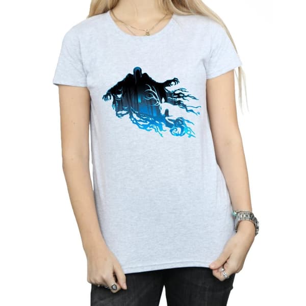 Harry Potter Dam/Tjej Dementor Silhouette Bomulls-T-shirt