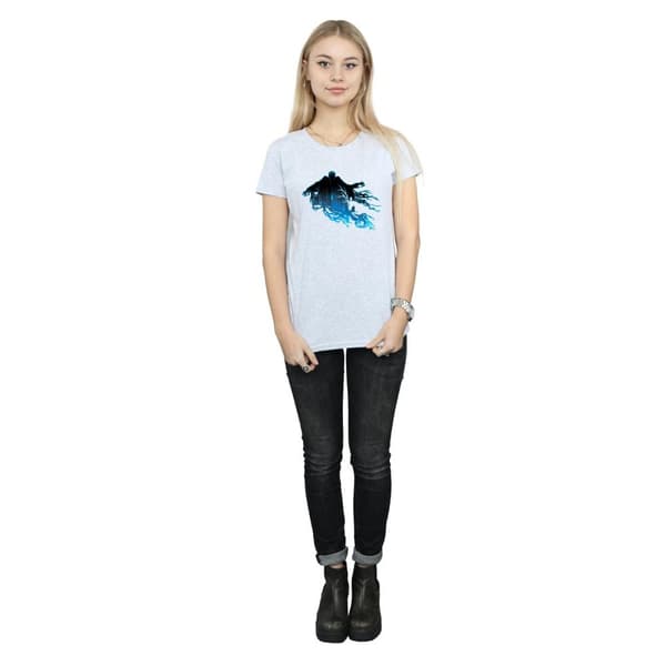 Harry Potter Dam/Tjej Dementor Silhouette Bomulls-T-shirt