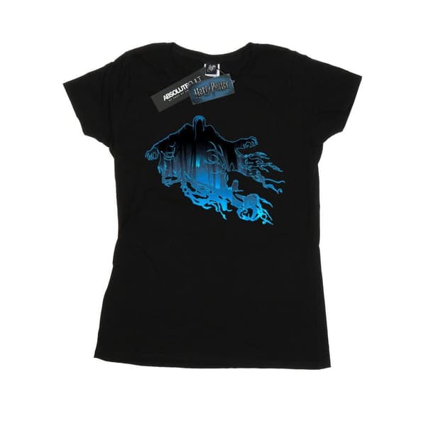 Harry Potter Dam/Tjej Dementor Silhouette Bomulls-T-shirt