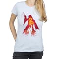 Miniatyrbilde 3 av 5: Harry Potter Womens/Ladies Dumbledore Silhouette Cotton T-Shirt