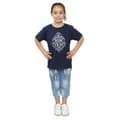 Miniatyrbilde 4 av 5: Harry Potter Girls Hogwarts Draco Dormiens Crest Cotton T-Shirt