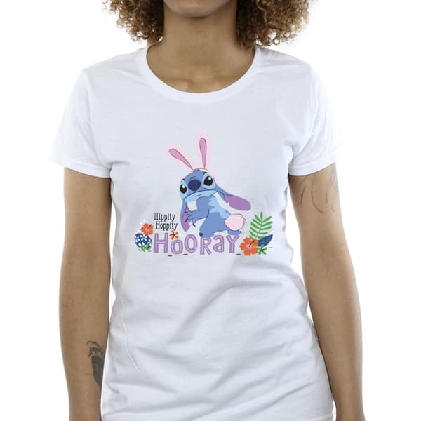 Disney Dam/Lillo & Stitch - Hippity Hop Stitch - T-shirt i bomull