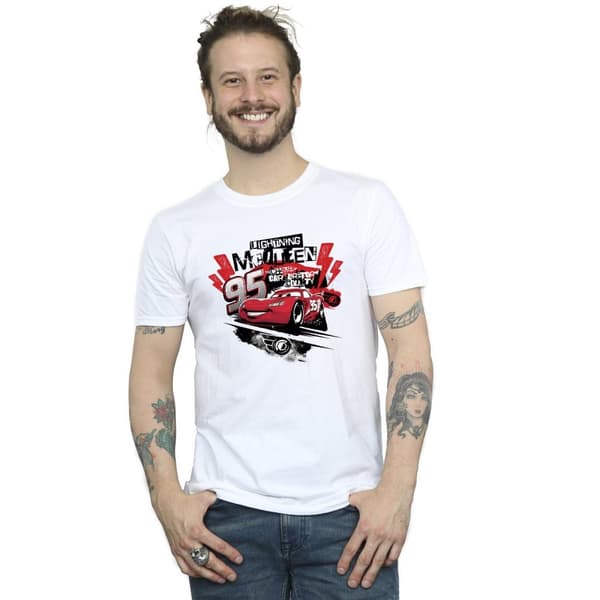 Disney Herr Cars Lightning McQueen Collage T-shirt