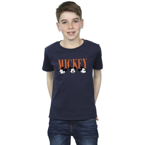 Disney T-shirt med Musse Pigg-ansikten för pojkar