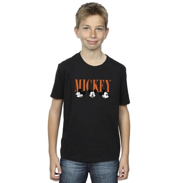 Disney T-shirt med Musse Pigg-ansikten för pojkar