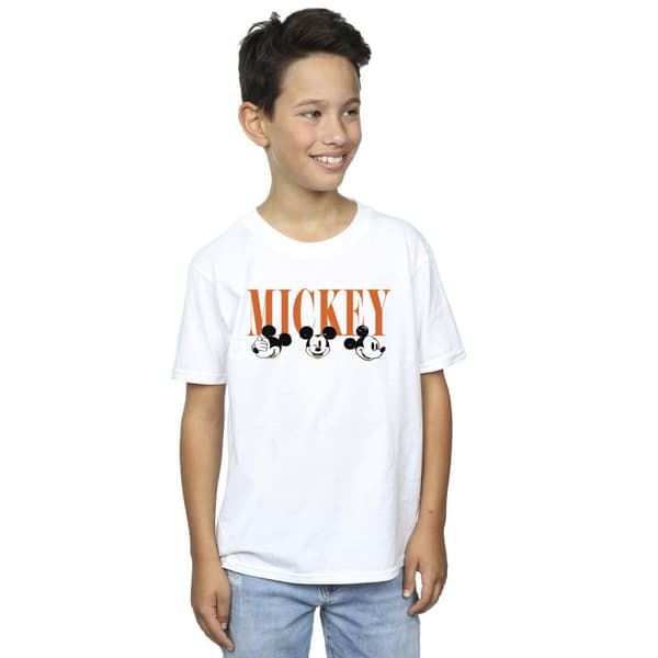 Disney T-shirt med Musse Pigg-ansikten för pojkar