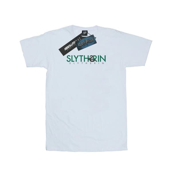 Harry Potter Mens Slytherin Text T-Shirt