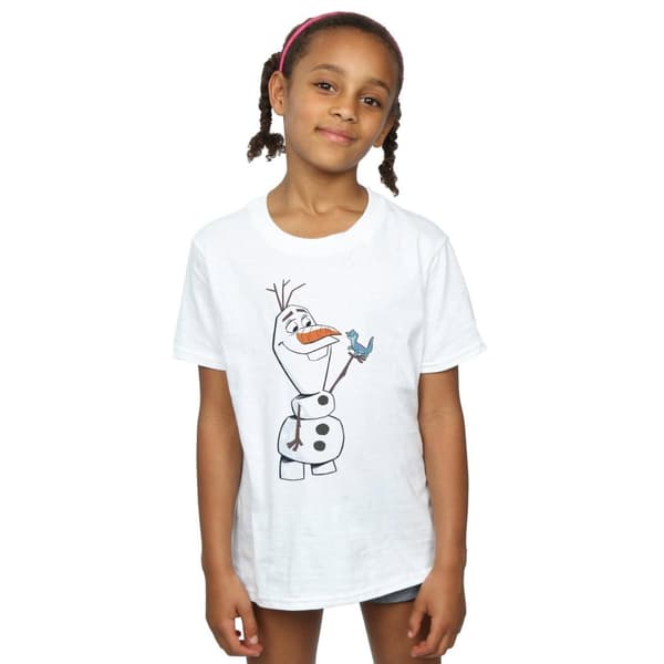 Disney Frozen 2 Olaf och Salamander bomulls-T-shirt för flickor